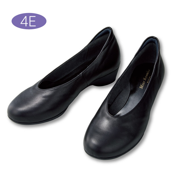 〈ミスキョウコ〉４E 撥水らくらくフォーマルパンプス